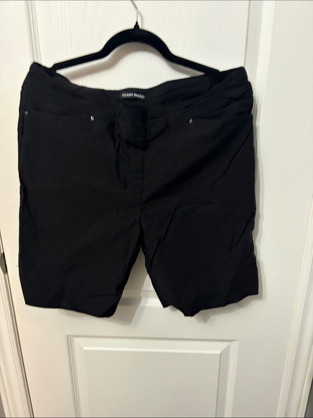 Hilary Radley Black Bermuda Shorts